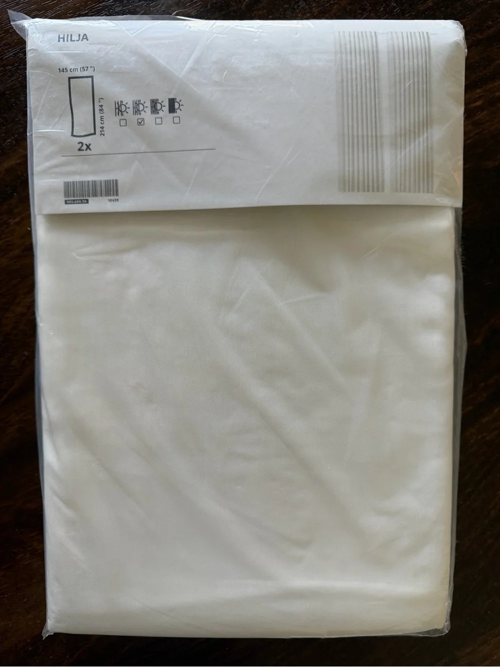 IKEA HILJA White 84